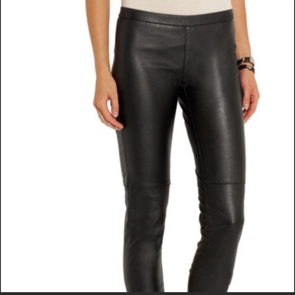 🔺FREE SHIPPING Michael Kors Black faux leather leggings